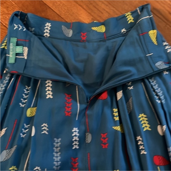 ModCloth Fever London Blue Butterfly Skirt 🦋 - Picture 14 of 16